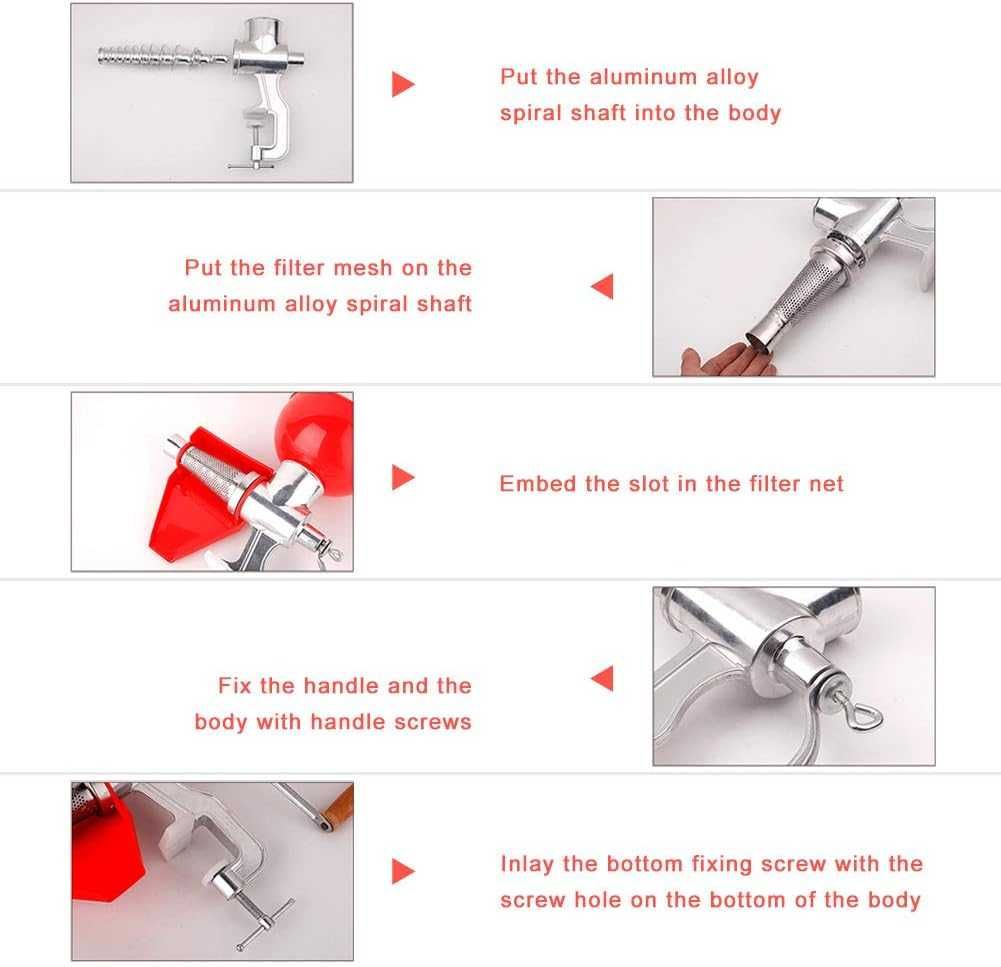 Ръчна мелачка за доматен сок о др.Ladieshow Manual Juicer