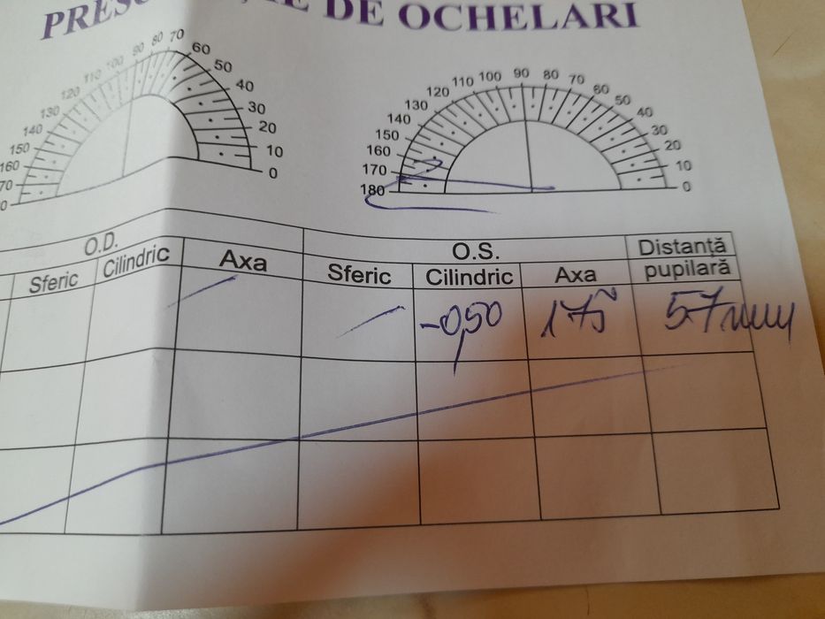 Ochelari corecție băieți cu 2 tipuri de lentile de corectie