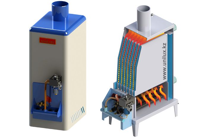 Газовые напольные котлы Unilux