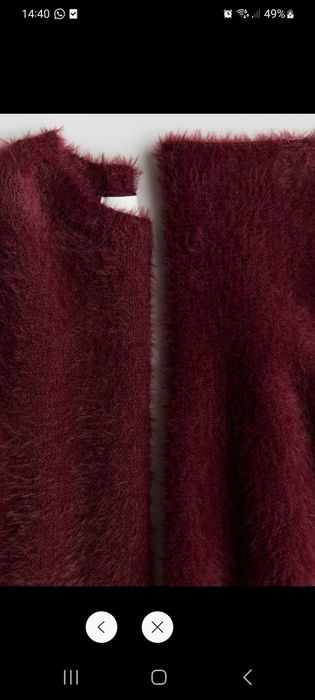 Set fusta si bluza pufoase 134/140 H&M