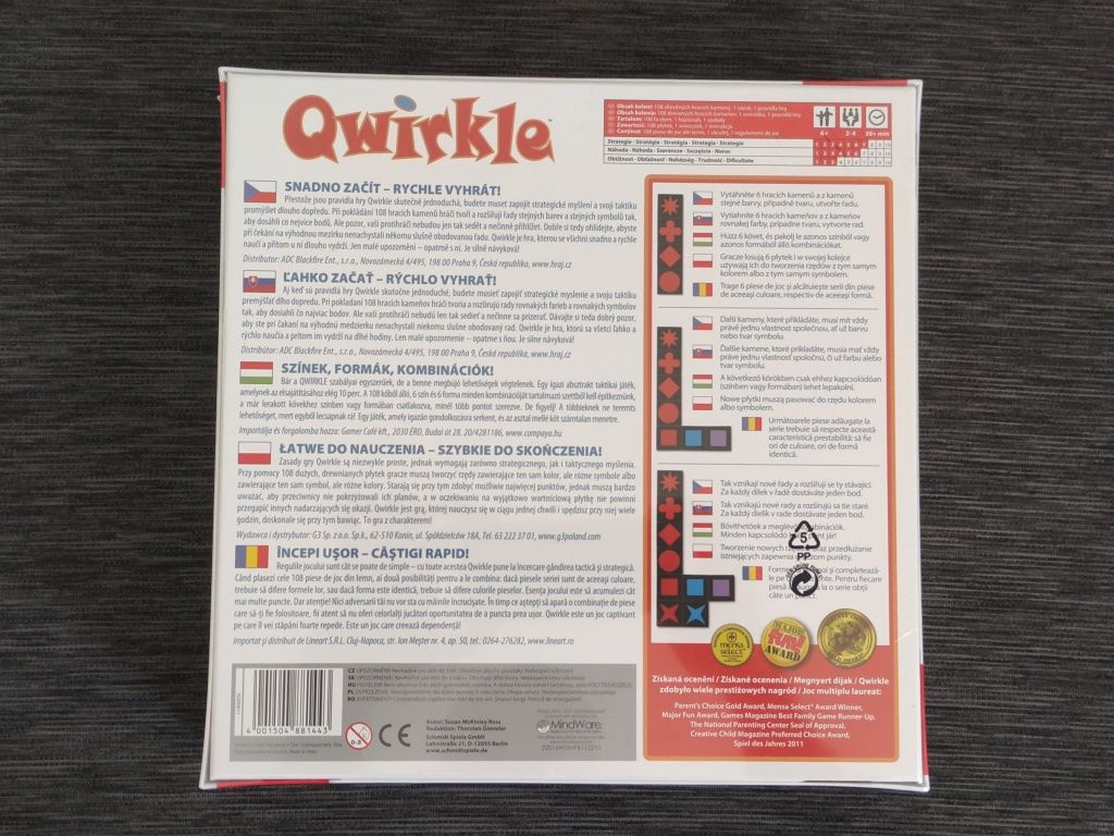 Joc de societate Qwirkle (RO)