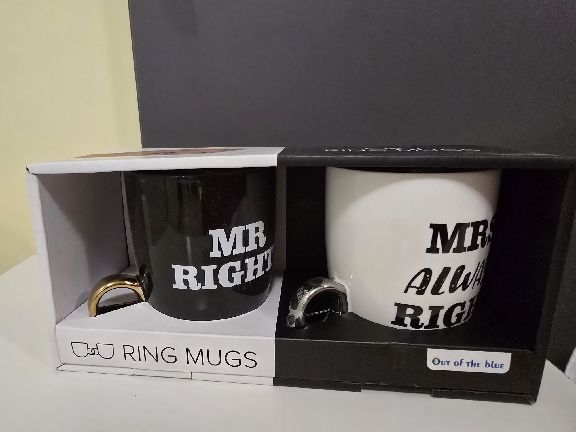 Mr Right & Mrs Always Right  КЕРАМИЧНИ ЧАШИ 2 БР