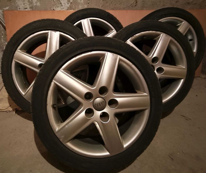 Джанти алуминиеви с гуми - 17 ки Audi, VW - на брой