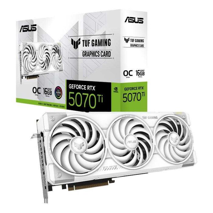 ASUS TUF Gaming GeForce RTX™ 5070 Ti 16GB GDDR7 White OC Edition