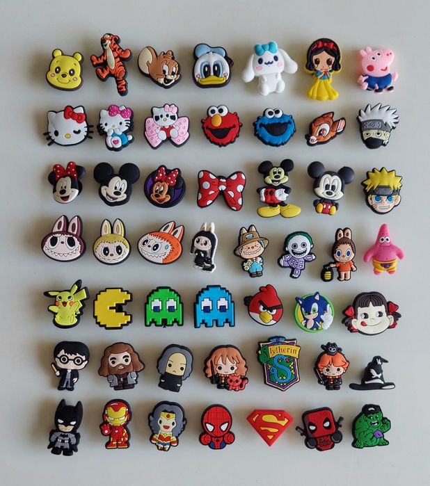 Значки за Crocs JIBBITZ Аксесоари за Crocs с Анимационни геори