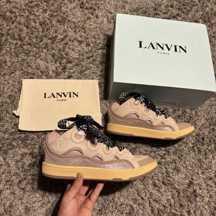Adidasi Lanvin Curb pink 43