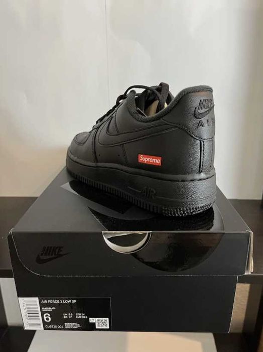 Nike Air Force 1 Low Supreme Black R.42