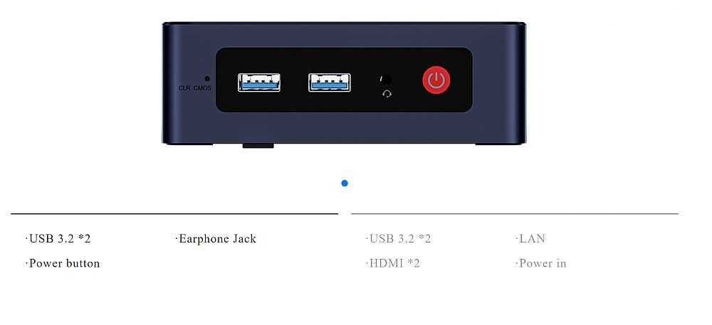 Мини пк Intel N95 Beelink Mini S12