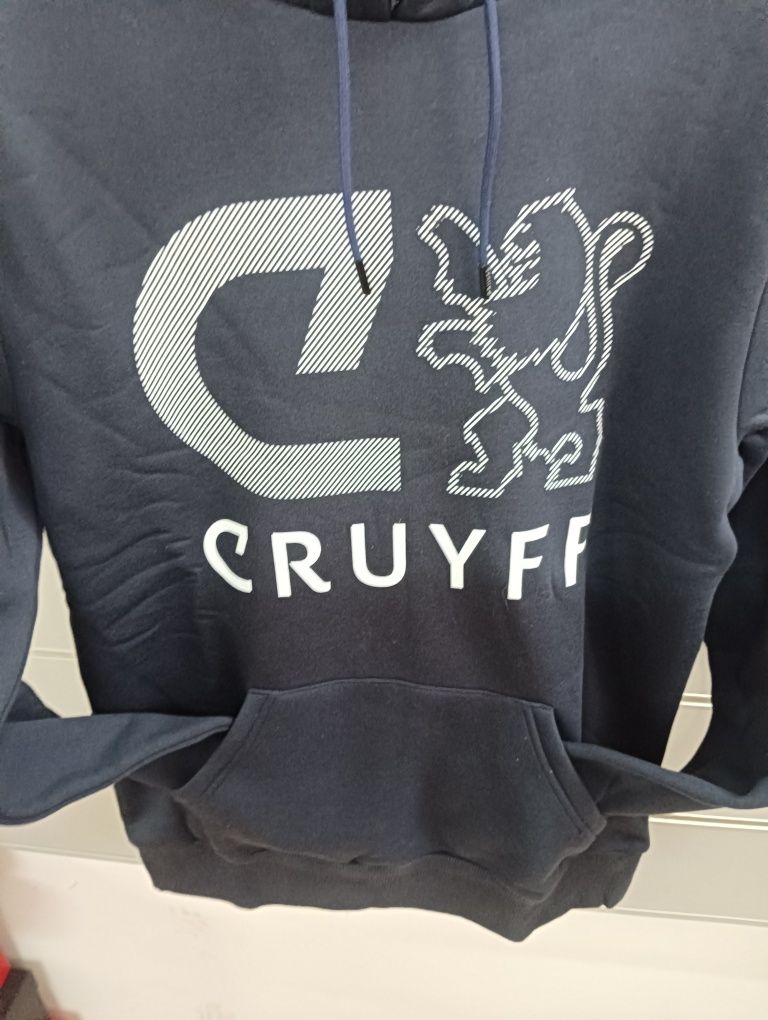 Оригинален суичър Cruyff Diagonal L , XL с качулка нов мъжки горнище