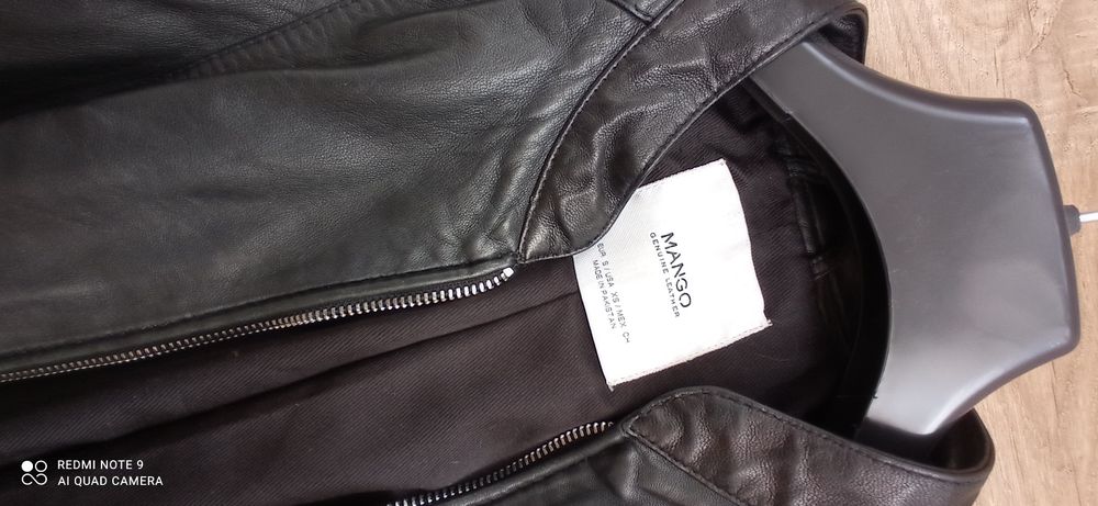 MANGO Яке естествена кожа, XS/S