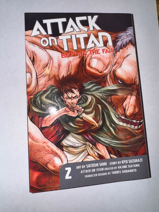 Манга attack on titan before the fall 2