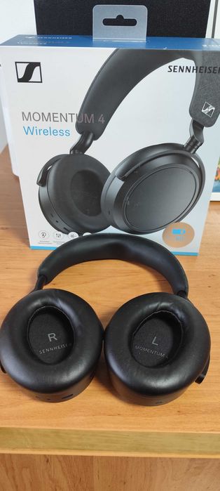 Слушалки Over the ear Sennheiser Momentum 4, Wireless, ANC, Черен