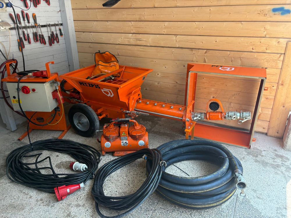 Pompa de tencuit torcret masina de tencuittorcret PFT 380 V