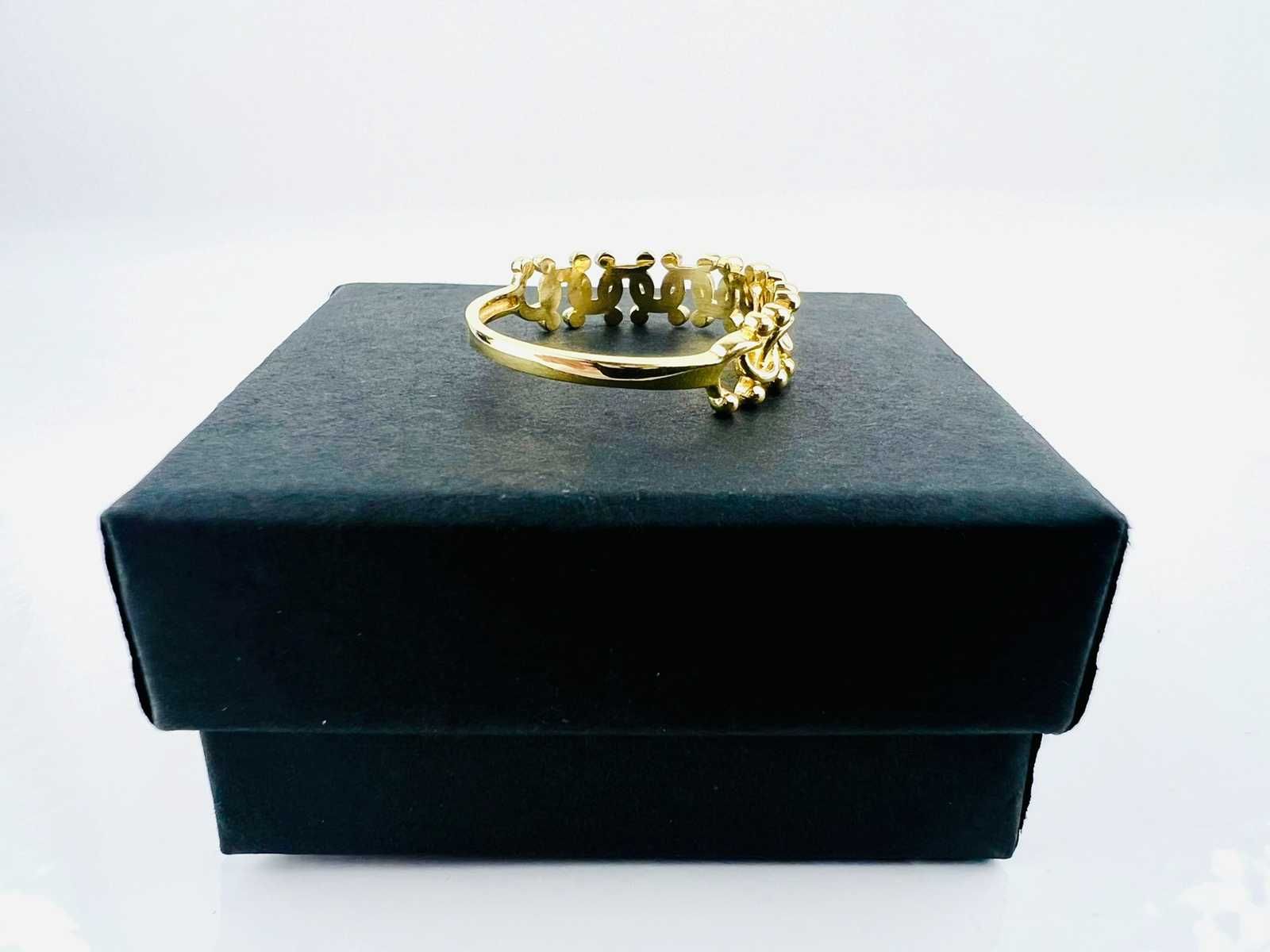 ++ЧИСТО НОВ++ Златен пръстен с камък 14К / Размер 53-63 / 1,5-2,5гр