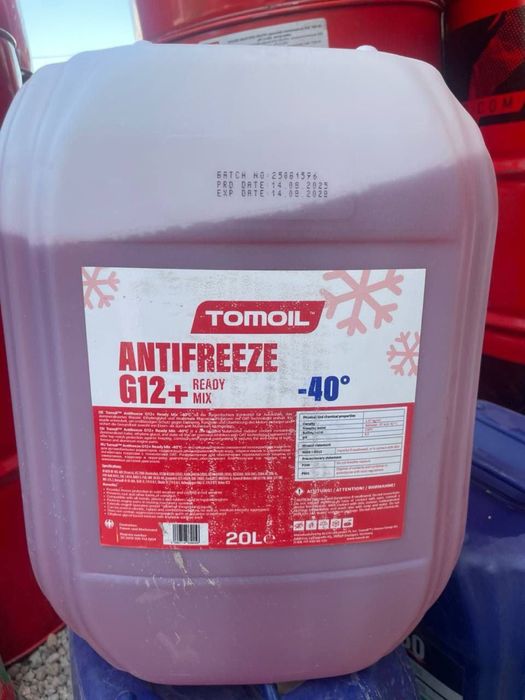 Антифриз Tomoil G12+ Ready Mix -40 20л