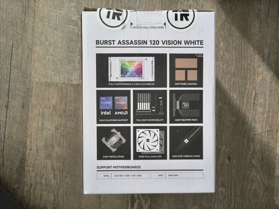 Охлаждане ThermalRight BURST ASSASSIN 120 VISION, 2.4 IPS дисплей