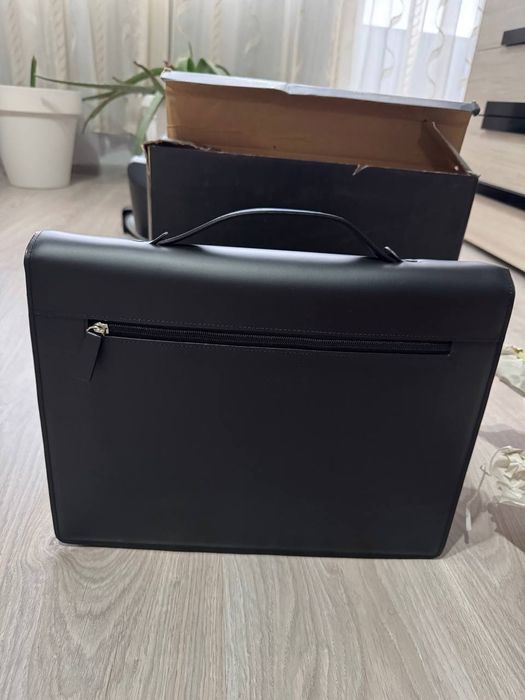 Еко кожена мъжка дипломатическа чанта Folli Follie