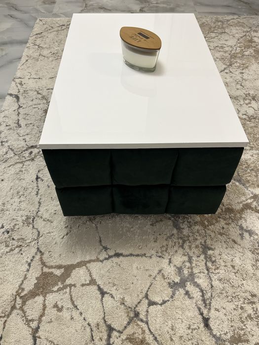 Masuta cafea/living tapitata cu blat MDF