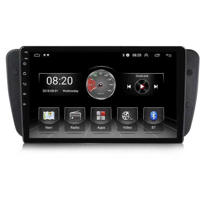 Навигация за Seat Ibiza Двоен дин Мултимедия за Seat Android Сеат 9"