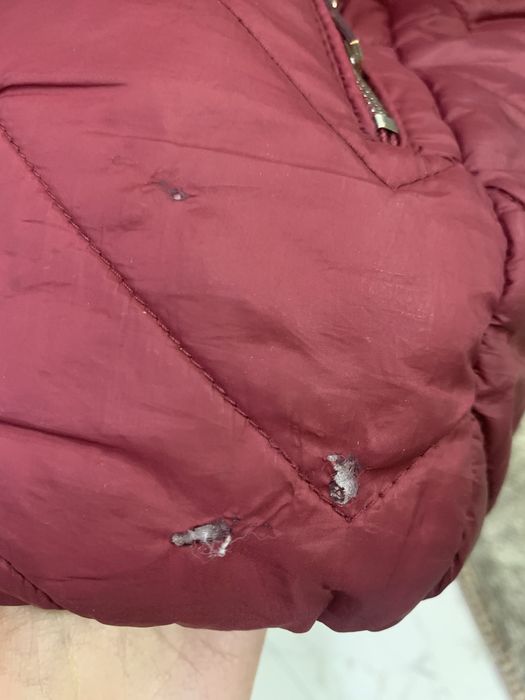 Червено яке bershka