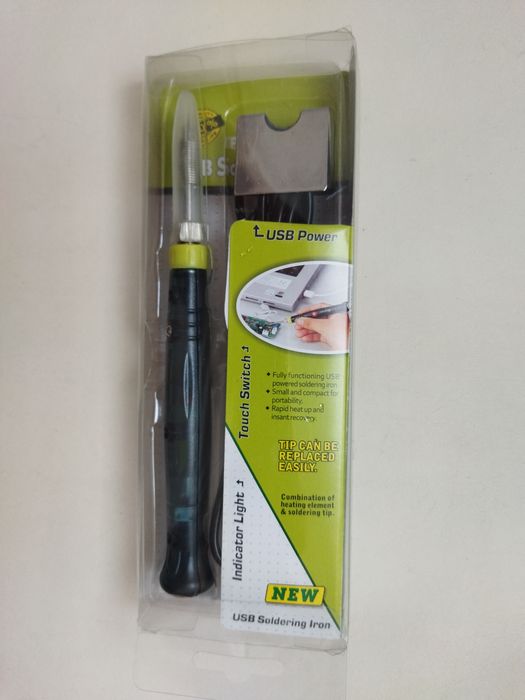 Паяльник электрический, миниатюрный, питание от USB 5 В