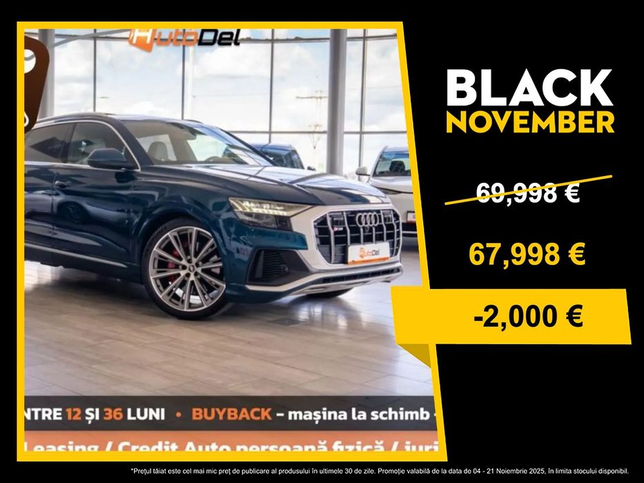 Audi SQ8 SQ8 4.0 Quattro / Hayon automat / Head-Up / LED / MMI Plus / Trapă