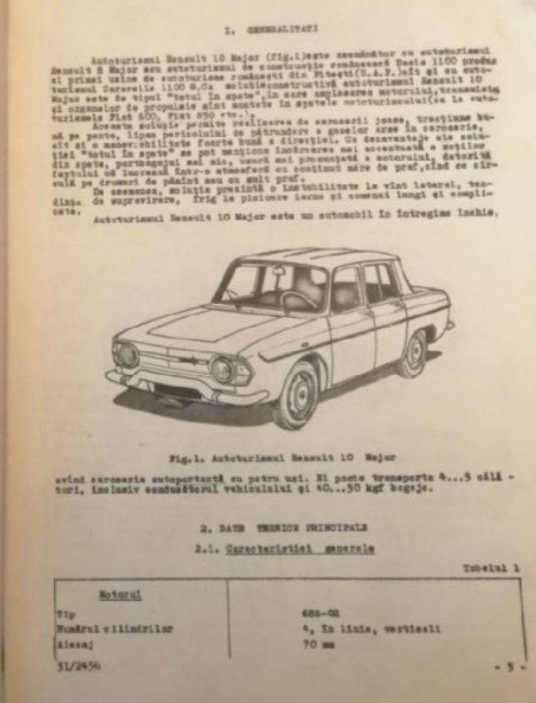 Renault 10 Major - Manual întreținere și reparații - 1969