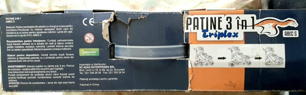 Role/Patine 3 în 1 MAXTAR 34-37 noi