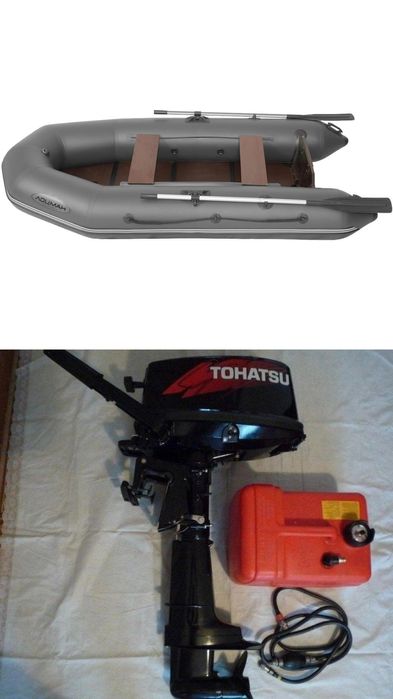 Продам лодку Лоцман М-290 Киль + мотор Tohatsu 5л.с.