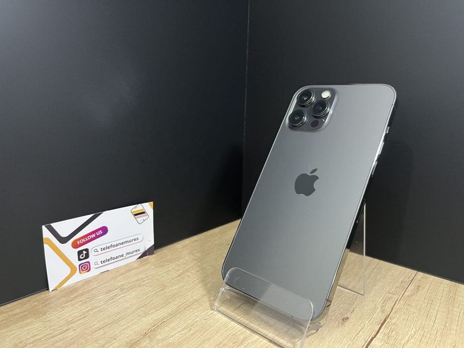 iPhone 12 Pro Max 256Gb Graphite Second-Hand Bun 3 ani garanție, Telef
