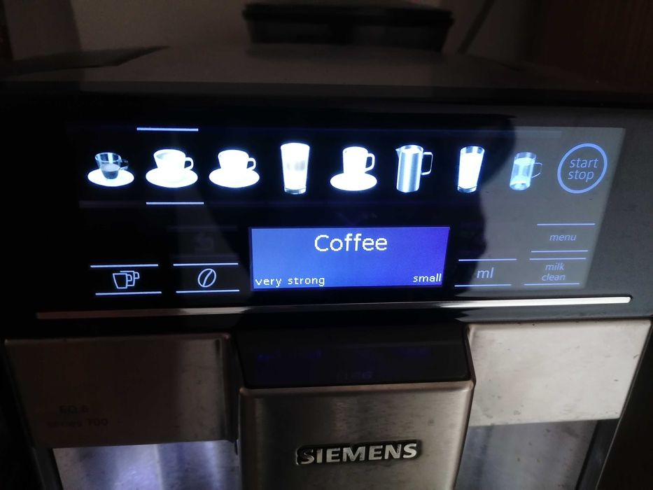 Siemens EQ. 6 seria 700 Espresso Cappuccino Latte