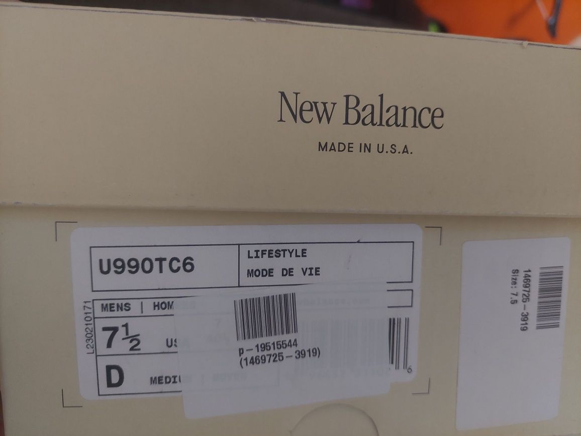 Оригинал!!! New Balance 996v6, модель унисекс, размер 40.5