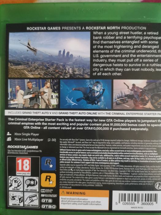 Grand Theft Auto 5   Xbox one