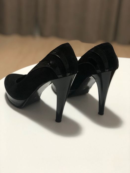 Pantofi piele naturală intoarsa  37