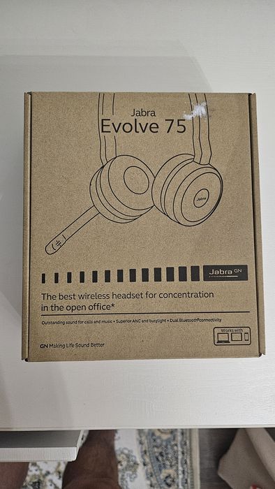 Наушники Jabra Evolve 75 SE черный