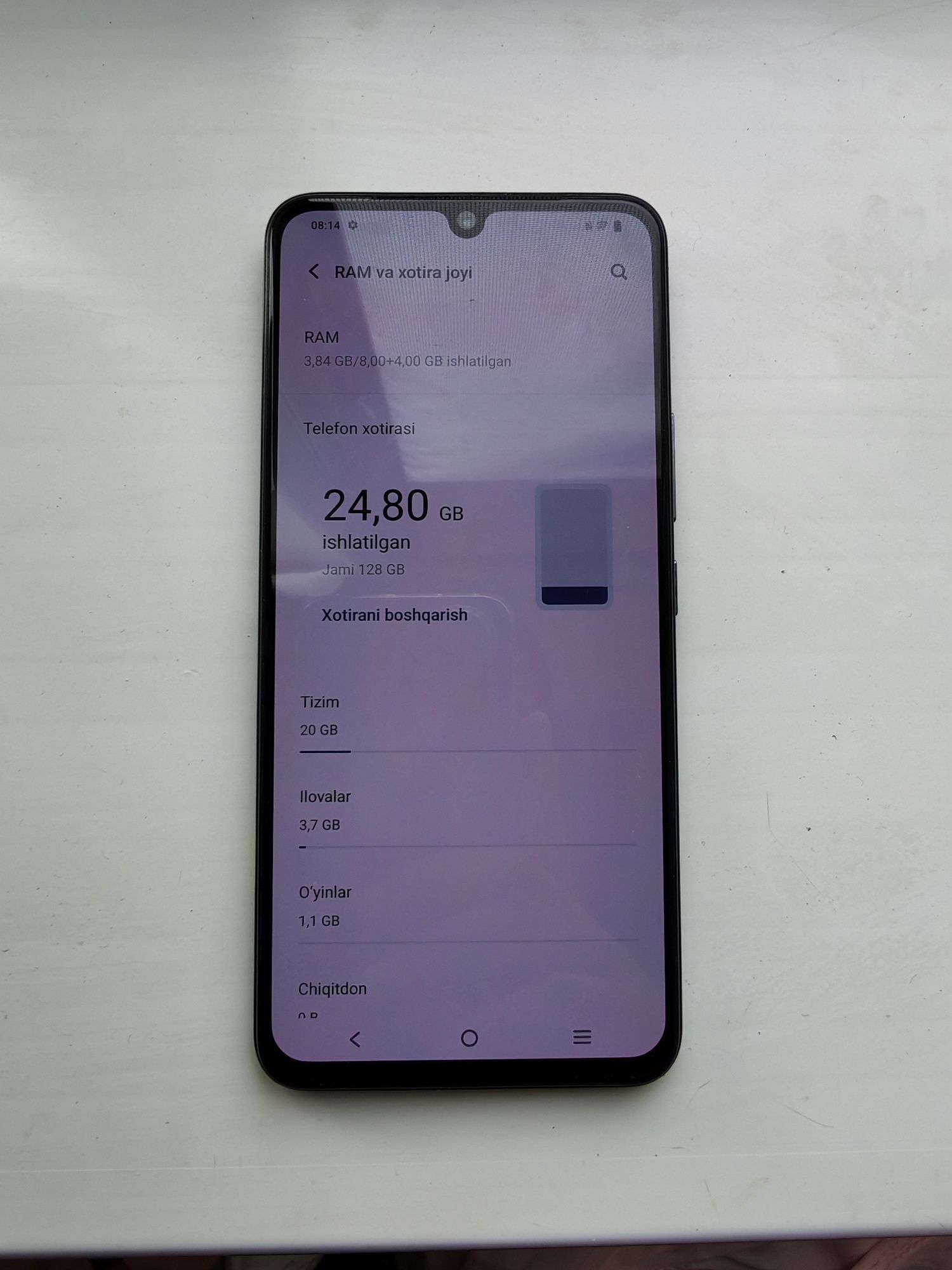 Vivo V21 8+4 GB, 128 GB