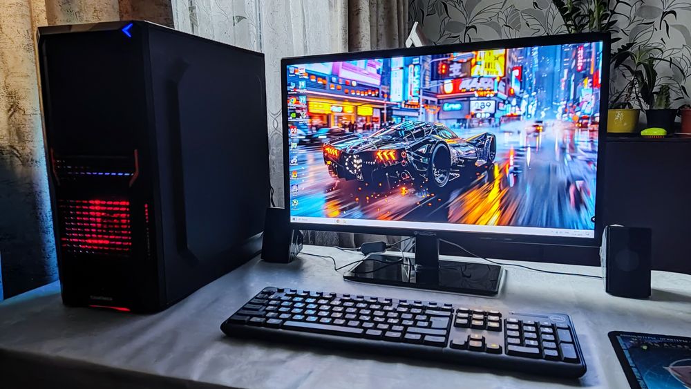 Ryzen 5 3600 GTX 1060 6Gb LCD24 игровой компьютер