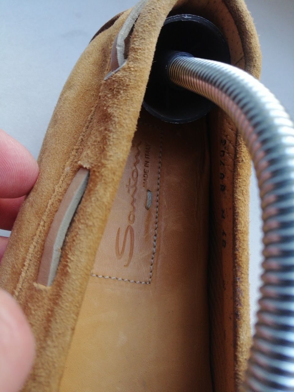 Santoni loafers mocasini masura 40/7