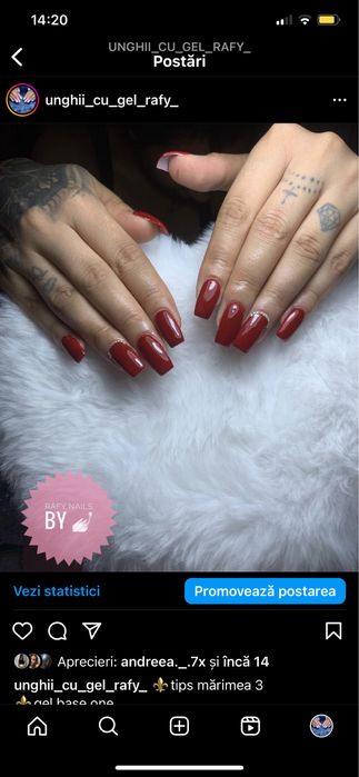 Aplic unghii cu gel