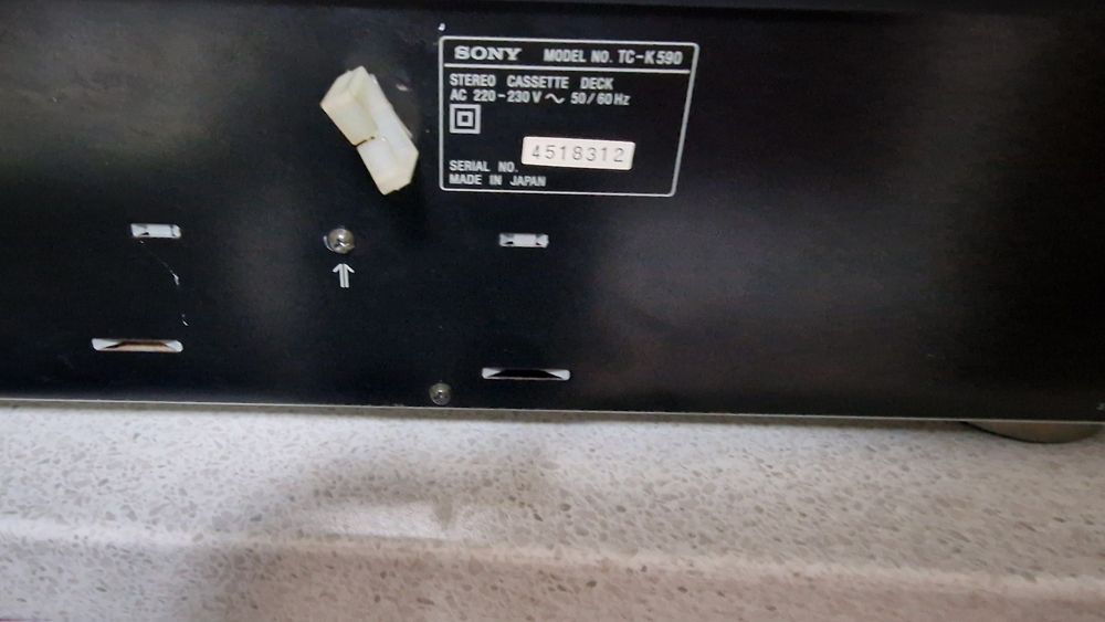 Vind Deck  Sony TC-K590.