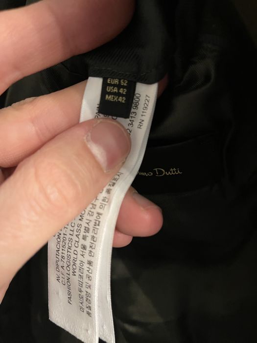 palton Massimo Dutti 100% lana