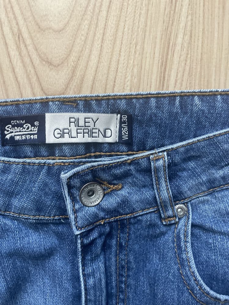 SUPERDRY Riley Girlfriend Boyfriend/дамски дънки