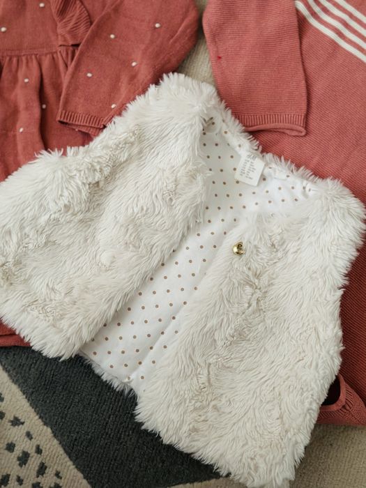 Lot rochite si vesta fetite h&m