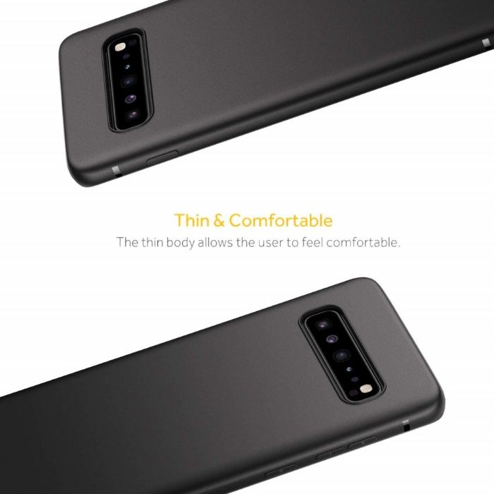Husa Samsung Galaxy S10, slim antisoc Negru