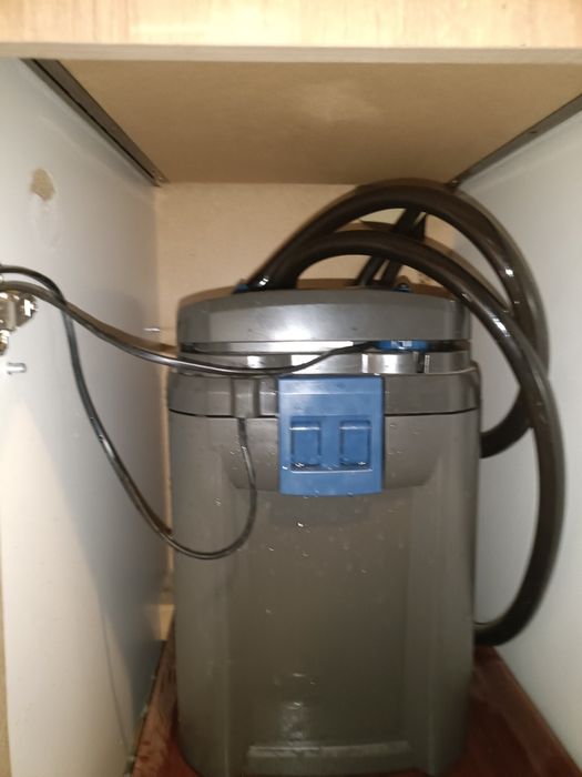 Acvariu 80l cu pești și accesorii