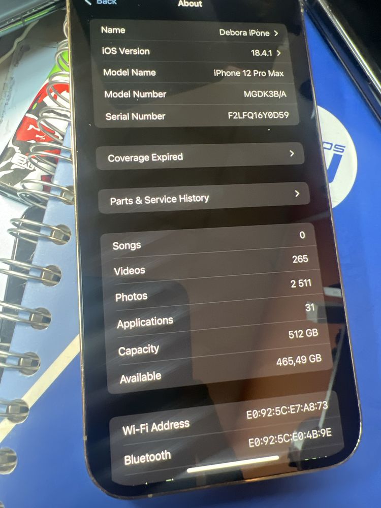 Iphone 12 pro max 512