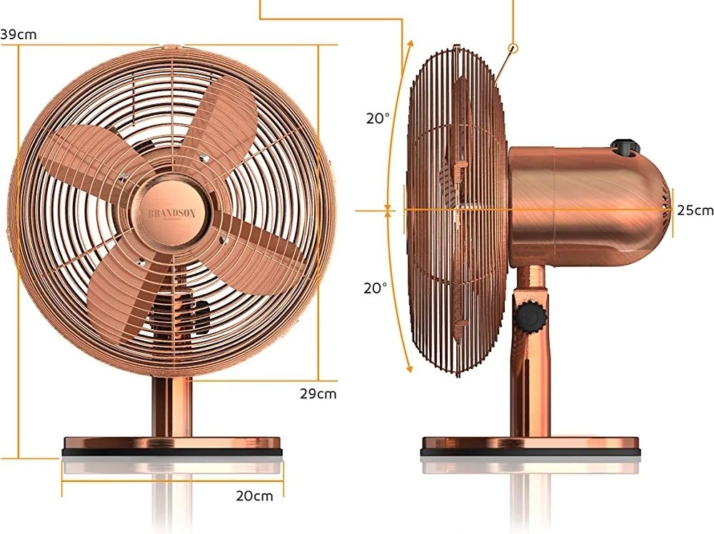 Ventilator de masa Brandson - decor - DEFECT