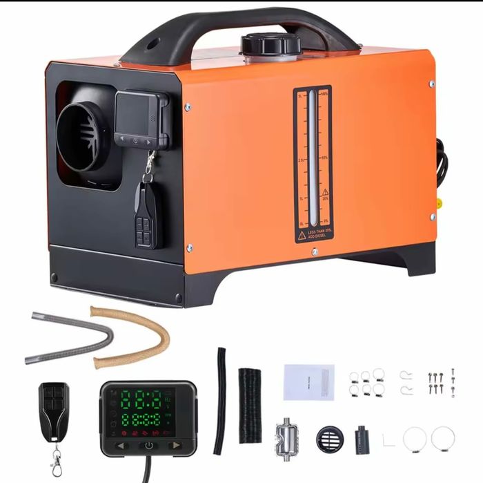 Vevor încălzitor diesel 8kw cu sursa de alimentare 220v-12v inclus