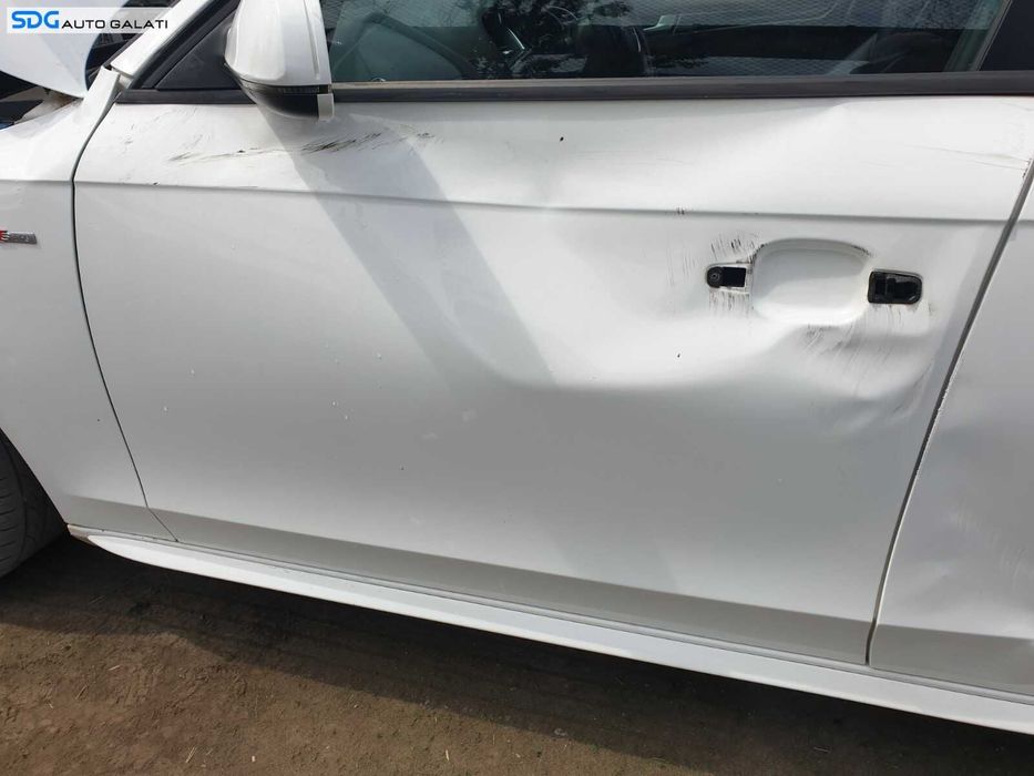 Usa Usi Portiera Portiere Stanga Fata Dezechipata cu Defect Audi A4 B8 B8.5 FL Facelift 2008 - 2016 Culoare LY9C [C5445]