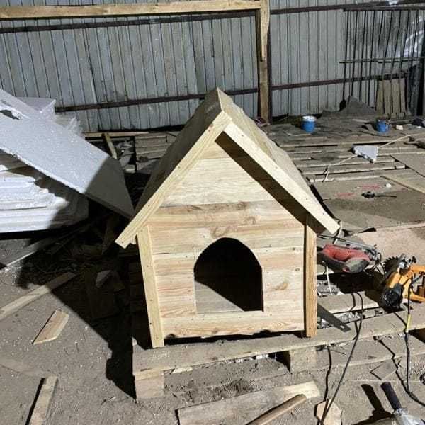 Будка и вольер собак утепленый домики для маленьких собак на зиму дом